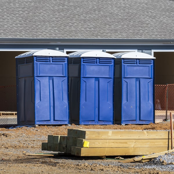 how do you ensure the portable restrooms are secure and safe from vandalism during an event in Du Quoin